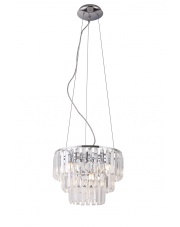 Lampa wisząca żyrandol Monaco P0259 oprawa wisząca nowoczesna chromowa Maxlight