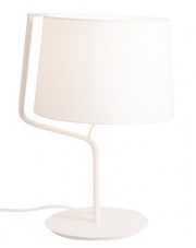 Lampa stołowa Chicago T0028 oprawa stojąca nowoczesna biała Maxlight