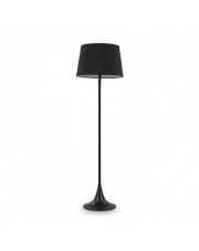 Lampa podłogowa London Nero 110240 Ideal Lux czarna oprawa stojąca w stylu nowoczesnym