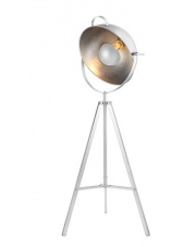 Lampa podłogowa Toma AZ2378 AZzardo nowoczesna biało-srebrna oprawa stojąca