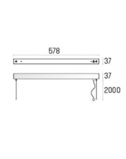 Zawieszenie 9.2136 do lamp Fraam Up/Down G2 x.6 Labra