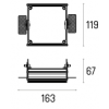 Rama montażowa 4.1859 do lampy wpuszczanej Multiva Evo Trimless Inset 80.1 Labra