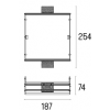 Rama montażowa 4.2103 do lampy wpuszczanej Solid Area 2.0 WP Labra