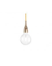 Lampa Wisząca Minimal SP1 009391 Ideal Lux nowoczesna oprawa w kolorze złotym