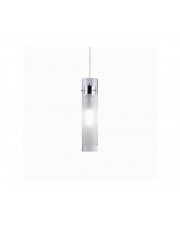 Lampa Wisząca Flam SP1 Big 027364 Ideal Lux nowoczesna szklana oprawa w kolorze chromu
