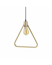 Lampa wisząca ABC SP1 Triangle 207834 Ideal Lux nowoczesna oprawa w kolorze mosiężnym