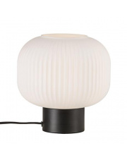 Lampa stołowa Milford 48965001 Nordlux designerska biało-czarna oprawa stołowa