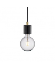 Lampa wisząca Siv 45883003 Nordlux minimalistyczna czarna marmurowa oprawa wisząca