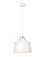 Lampa wisząca Spin 107727 Markslojd biała kopuła w nowoczesnym stylu
