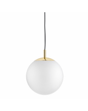 Lampa wisząca Alur S 10726105 KASPA biało-złota oprawa w kształcie kuli
