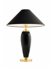 Lampa stołowa Rea 40607102 KASPA czarno-złota oprawa w dekoracyjnym stylu