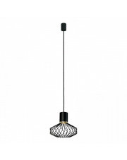 Lampa wisząca PICO 8862 Nowodvorski Lighting czarna oprawa ze złotym wykończeniem w nowoczesnym stylu