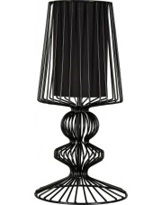 Lampa stołowa AVEIRO 5411 Nowodvorski Lighting stalowa czarna oprawa w dekoracyjnym stylu