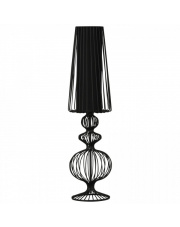 Lampa stołowa AVEIRO 5126 Nowodvorski Lighting stalowa czarna oprawa w dekoracyjnym stylu