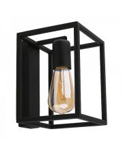 Kinkiet CRATE 9046 Nowodvorski Lighting czarna geometryczna oprawa w stylu Loft