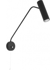 Kinkiet EYE SUPER 6501 Nowodvorski Lighting czarna oprawa ścienna z ruchomym wysięgnikiem