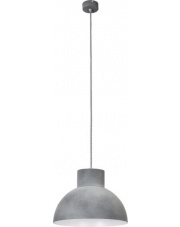 Lampa wisząca WORKS 6510 Nowodvorski Lighting nowoczesna półokrągła oprawa w kolorze betonowym