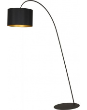 Lampa podłogowa ALICE 4963 Nowodvorski Lighting pojedyncza czarno-złota oprawa stojąca