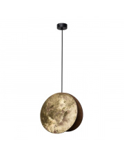 Lampa wisząca WHEEL 9028 Nowodvorski Lighting okrągła złota oprawa w stylu design