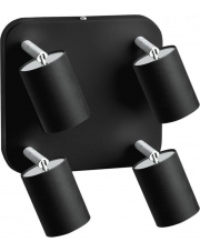Plafon EYE SPOT 6022 Nowodvorski Lighting kwadratowa oprawa w kolorze czarnym