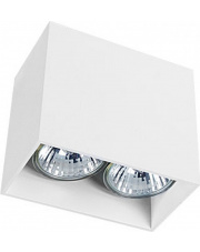 Oprawa natynkowa GAP 9385 Nowodvorski Lighting prostokątna biała lampa sufitowa