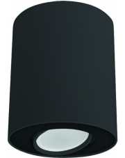 Plafon SET 8900 Nowodvorski Lighting czarna oprawa w kształcie tuby