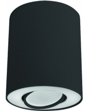Plafon SET 8903 Nowodvorski Lighting czarno-biała oprawa w kształcie tuby