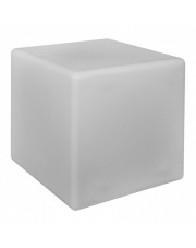 Lampa ogrodowa CUMULUS CUBE M 8966 Nowodvorski Lighting biała oprawa w kształcie kostki