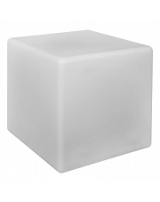 Lampa ogrodowa CUMULUS CUBE L 8965 Nowodvorski Lighting biała oprawa w kształcie kostki