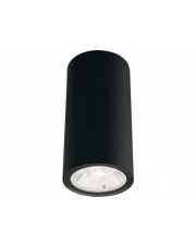 Plafon zewnętrzny EDESA LED S 9110 Nowodvorski Lighting czarna oprawa w kształcie tuby