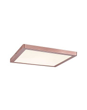 Plafon Atria Square LED 30cm 70873 Paulmann kwadratowa miedziana oprawa z funkcją ściemniania światła