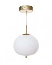Lampa wisząca Peonia LED BL0216 Berella Light klasyczna oprawa sufitowa w kolorze złotym