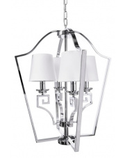 Lampa wisząca Alora BL0143 Berella Light klasyczna oprawa z białym abażurem