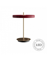 Lampa stołowa Asteria Table Ruby Red 02309 UMAGE nowoczesna designerska oprawa stojąca