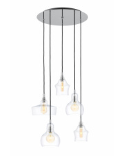 Lampa wisząca Longis 5 10526509 KASPA elegancka oprawa w nowoczesnym stylu