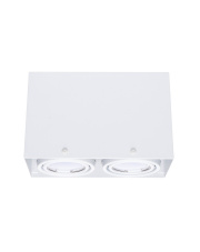 LAMPA SUFITOWA BLOCCO BIAŁA 2x7W GU10 LED
