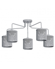 Lampa sufitowa LOUISE GREY 5xE27