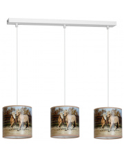 Lampa Wisząca HORSES 3xE27