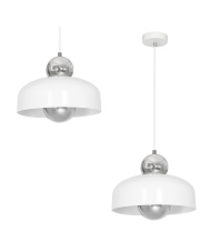 Lampa Wisząca HARALD WHITE 1xE27