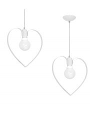 Lampa wisząca AMORE WHITE 1xE27