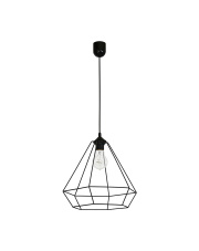 Lampa wisząca ALMA BLACK 1xE27