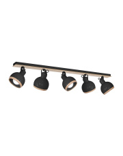 Lampa sufitowa OVAL BLACK 5xE27