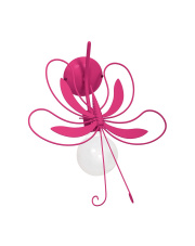 Kinkiet PAŹ DARK PINK 1xE27