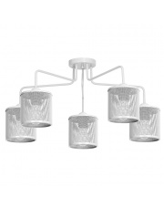 Lampa Sufitowa LOUISE WHITE 5xE27