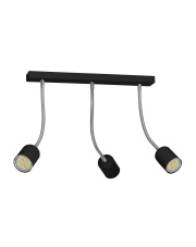 Lampa sufitowa MAXI BLACK 3xGU10