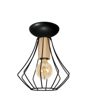 Lampa sufitowa WILL BLACK 1xE27