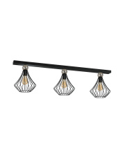 Lampa sufitowa JEWEL BLACK 3x27