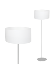 LAMPA STOJĄCA BARI WHITE 1xE27