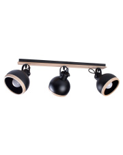 Lampa sufitowa OVAL BLACK 3xE27