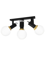 Lampa sufitowa AURIS BLACK 3xE14